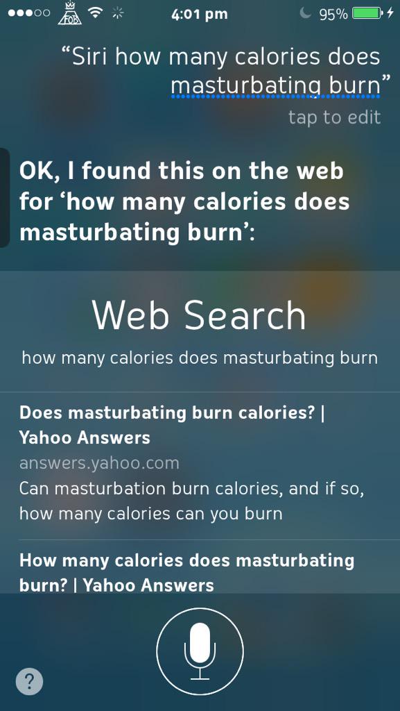 does masterbation burn calories