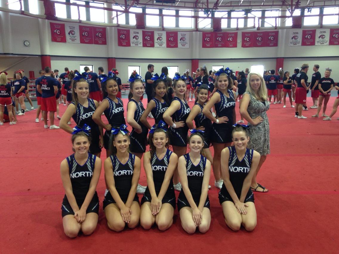 CoachChomko's tweet photo. @SCNCheerleading #SCNJVcheer is performance ready! http://t.co/l1pNC78ZCO