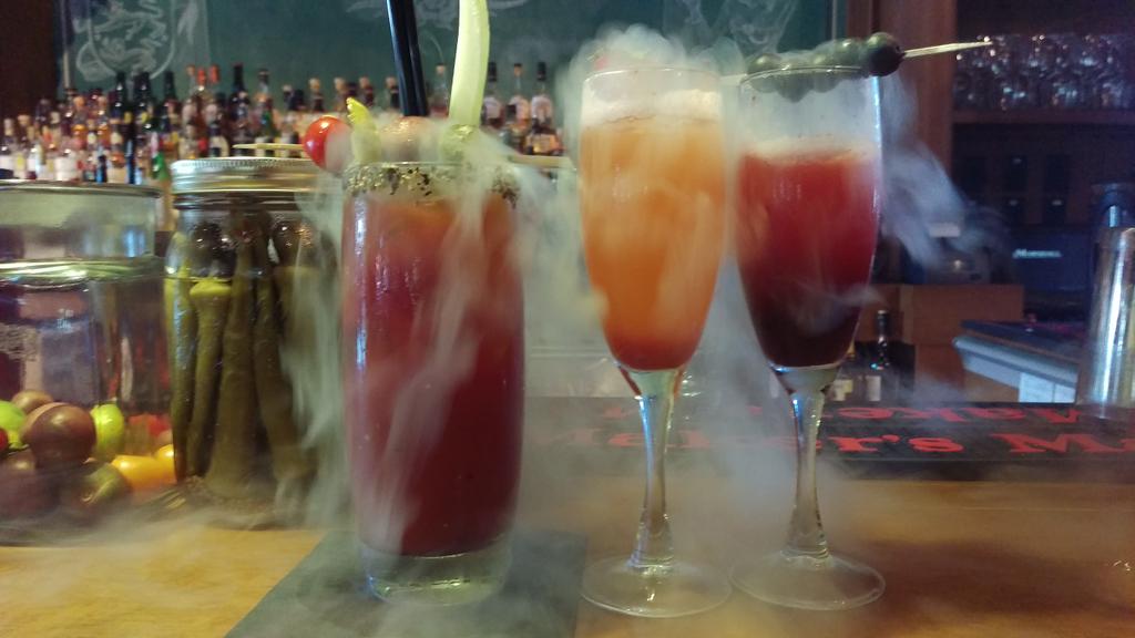 MixologyGroup's tweet image. This morning's fruit #Bellini on offer @MarshallPub. Head on down to find out the flavours we have on today