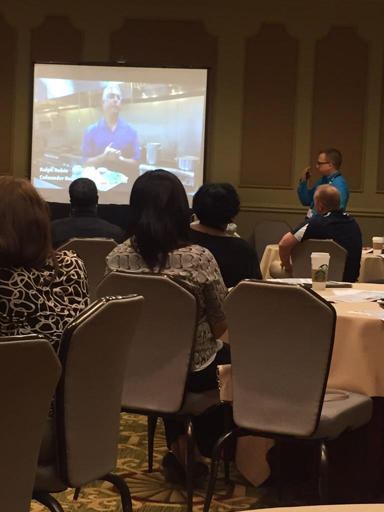 TammyCalhoun3's tweet photo. Packed room with @gabehosler Idea to Implementation @CHARTtrainers #CHARTNOLA http://t.co/ydB5mwxGGR