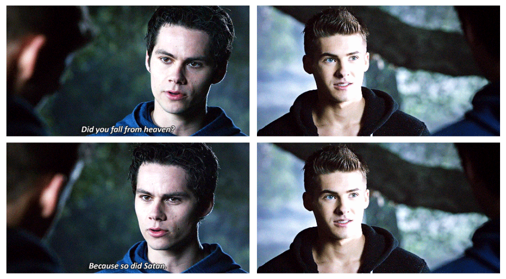 OH GOD AHAHHAHAHAH xDDD We Heart It teen wolf, theo, and stiles