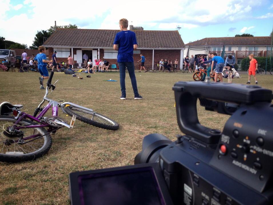 XUBE's tweet photo. Filming Thanet Road Club summer bbq. http://t.co/wsz1sMfkH5