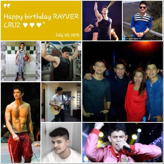 An athlete, actor, singer, dancer, ramp model...A loving son & brother. Happy birthday RAYVER CRUZ....We love you. 