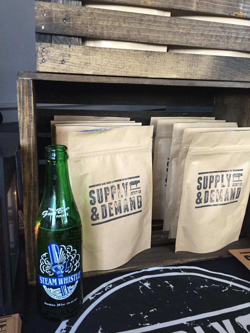 SDJerkyCo's tweet photo. Have some jerky with your beer @SteamWhistle -come check out the Supply &amp; Demand booth for some jerky! #sdjerkyco http://t.co/I3xDlbF9Z0