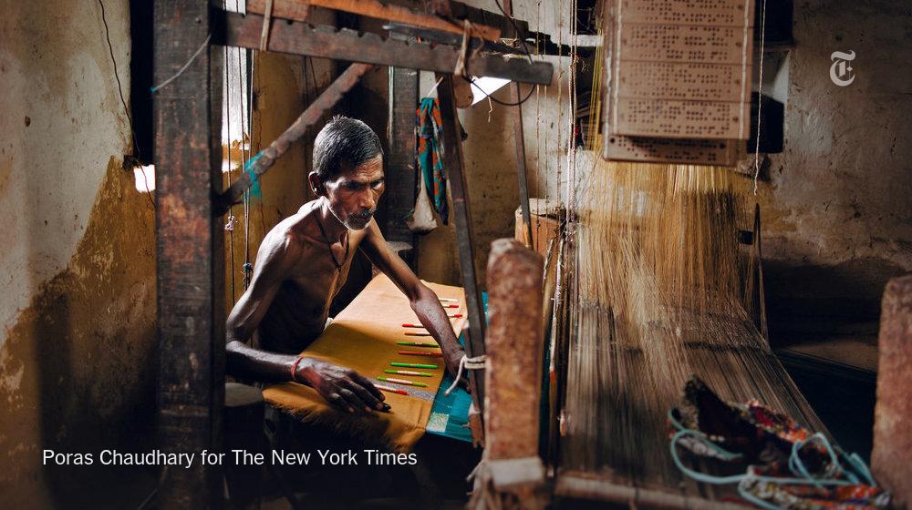 nytimestravel's tweet photo. For weavers in India, help for an endangered craft: http://t.co/VfxQ0KeJie http://t.co/91YDpwOWeh