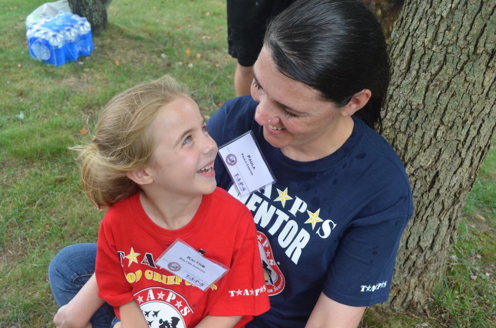 TAPSorg's tweet photo. Sharing journey together celebrating our fallen #military heroes at TAPS New England Seminar &amp; Camp. #SundayFunday http://t.co/2WToco2lTu