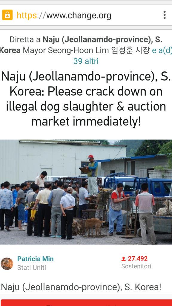 anshel4660's tweet photo. SIGN PETITION TO NAJU-CRACK DOWN ON ILLEGAL DOG SLAUGHTER AUCTION MARKET IN #SouthKorea  ✏ https://t.co/P6DlfMosPG http://t.co/nwQ5cuWaAv