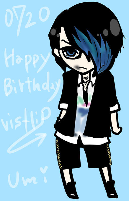 Vistlip海さん生誕祭のtwitterイラスト検索結果