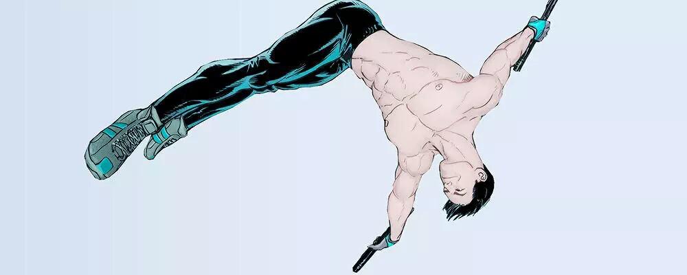 #SeductiveSunday "Flying Grayson style."