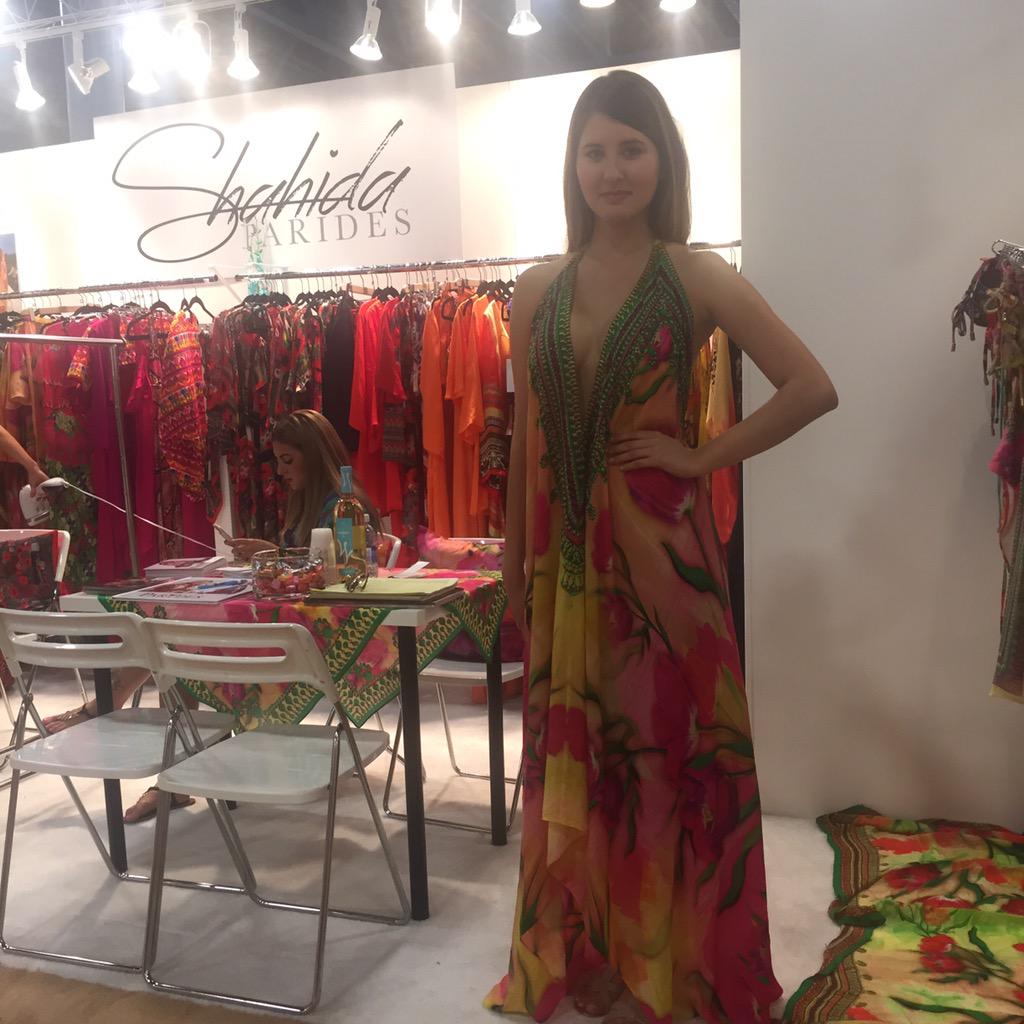 SAFSwimShow's tweet photo. Looking Effortlessly Chic at Shahida Parides #SwimShow2015 #SeeYouAtSwimShow #Miami #MiamiBeach #Fashion http://t.co/8RqDujmxpP