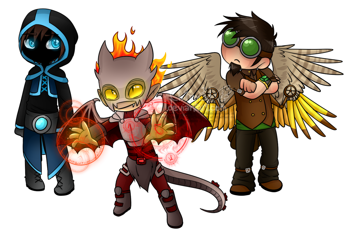 Ch4rm3dART's tweet photo. Finally got around to fixing @FyreUK 's guys. #MianiteFanArt @mianite http://t.co/WZSPM3vXt1