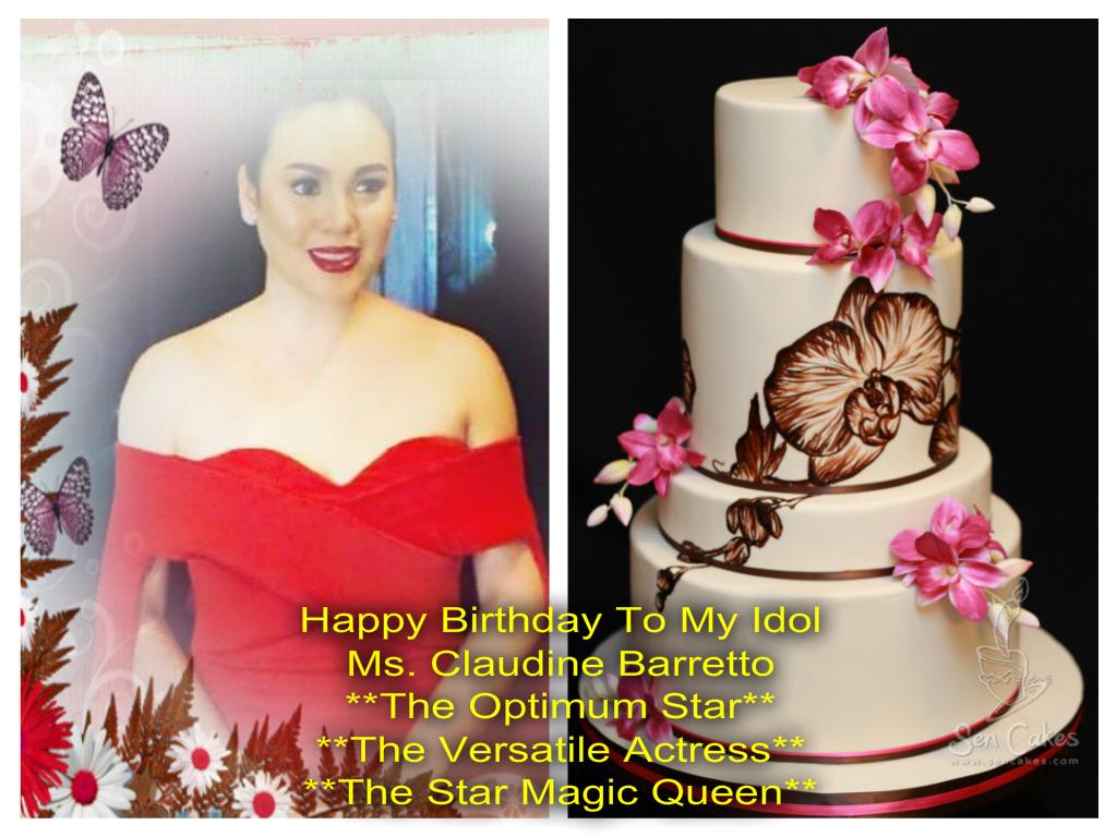 WELCOME BACK AND HAPPY BIRTHDAY IDOL!THE OPTIMUM STAR - MS.CLAUDINE BARRETTO!  