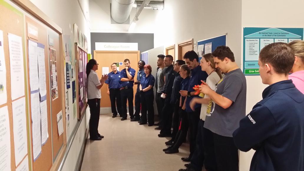 Engaging our taplow night team on range reset. Thanks for your support Ilona.