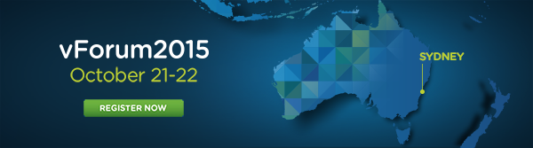 VMwareANZ's tweet photo. Register now for #vForumAU 2015. Don't miss two days of content-rich interactive sessions http://t.co/Jx9vykrJfK http://t.co/zp2AeR8N73