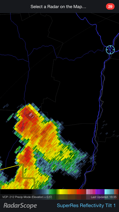 JayDobensky's tweet image. Not going to need to travel far to intercept this next cell! #alwayschasing #severeweather @AllThingsWx #hail
