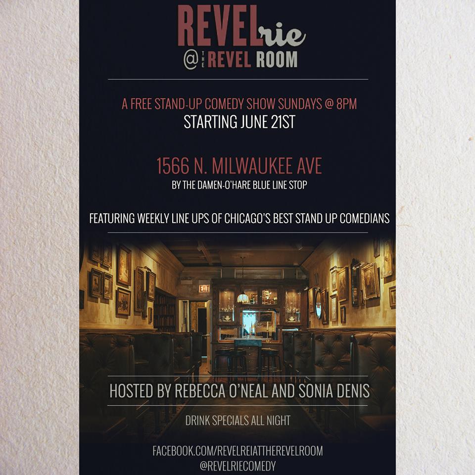 Tonight at <a href="/The_Revel_Room/">The Revel Room</a> free stand up comedy 8pm! <a href="/revelriecomedy/">Revelrie</a> facebook.com/events/1600880… SEE YA THERE!