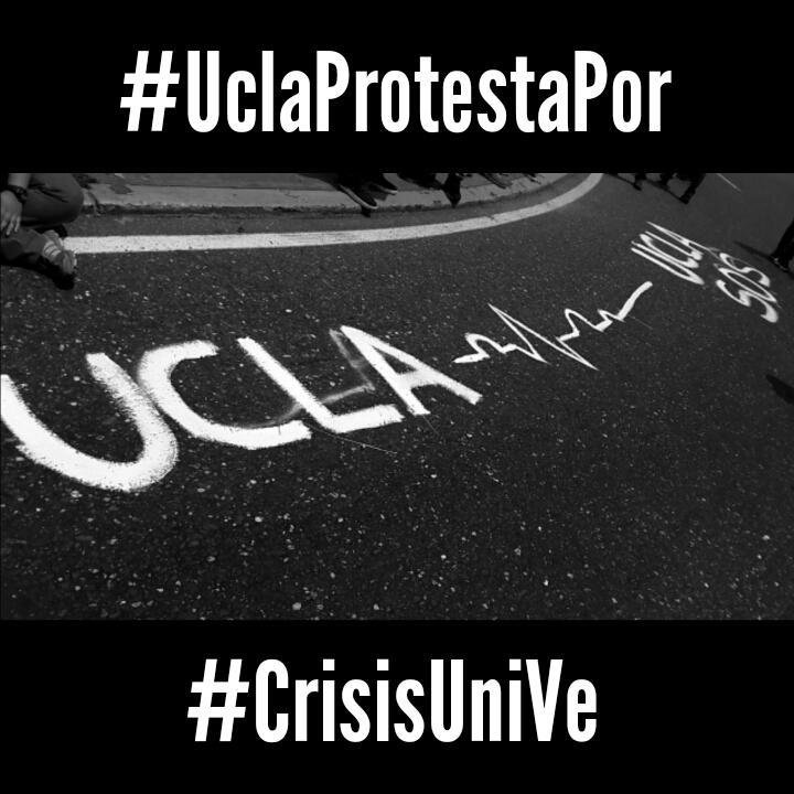 LauH25_'s tweet photo. @360mundo @fdelrinconDice la #UCLAProtestaPor estamos en crisis, el futuro de los venezolanos esta en peligro. http://t.co/0KK19E3y4e