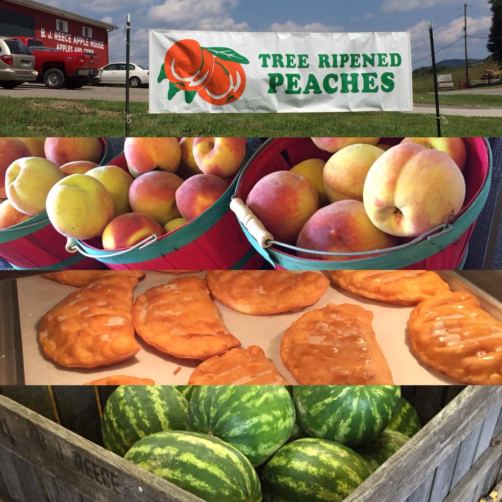 Open today until 6 p.m! 🍑🍉🍏🍅 #friedpies #freshproduce #exploregeorgia