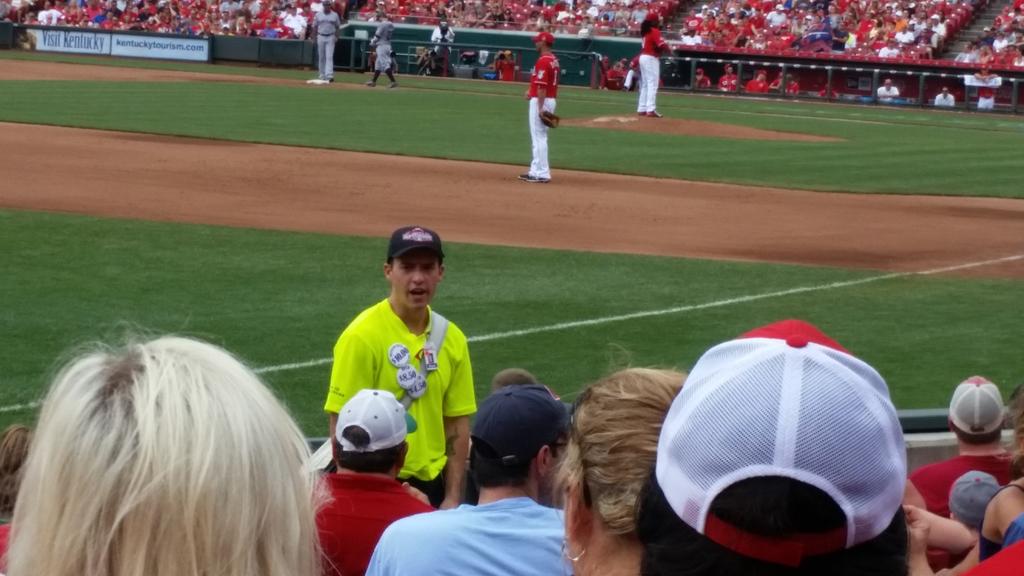 james_schwyn's tweet photo. Spotted: @beekstweets24 gettin' it done at GABP #thisweekinsports http://t.co/OlDjlhDt8L