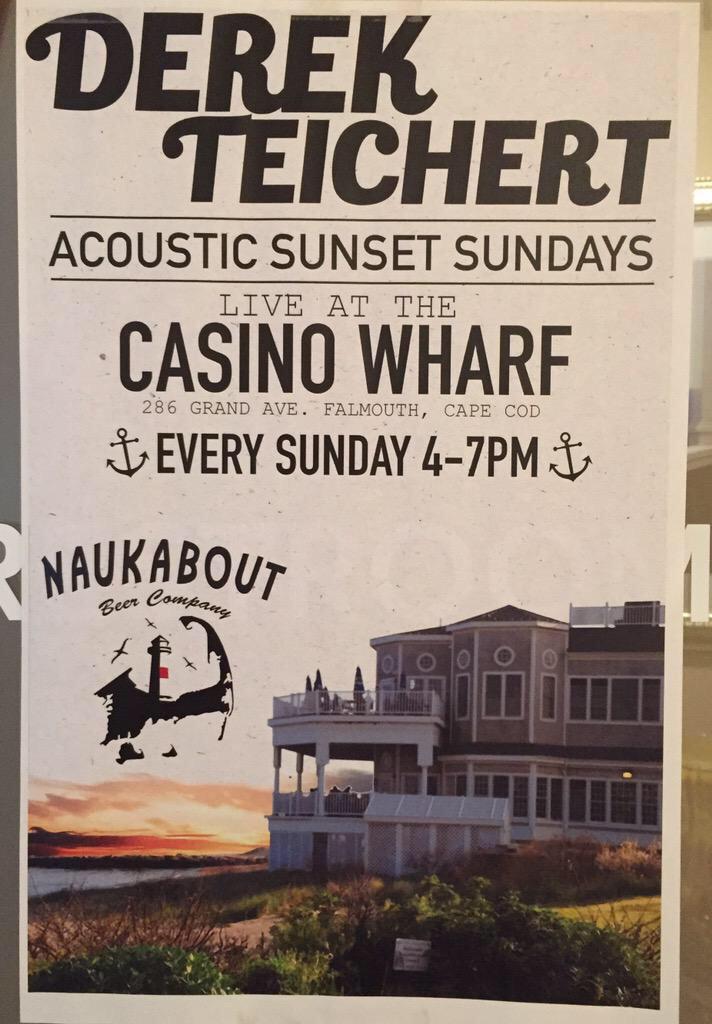Come stop by our upper deck from 4-7 for some appetizers &amp; drinks accompanied w/ acoustic music by <a href="/dteichertmusic/">Derek Teichert</a>!
