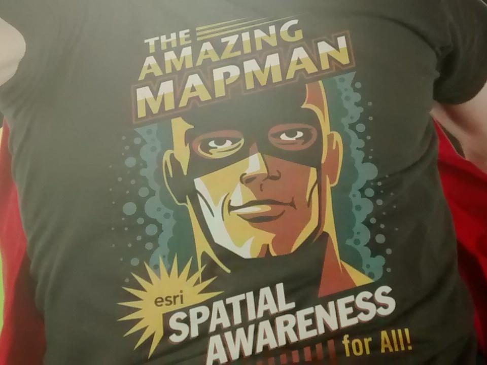 kathymariaulloa's tweet image. #esriuc #mapman #mapgirl #gissuperhero