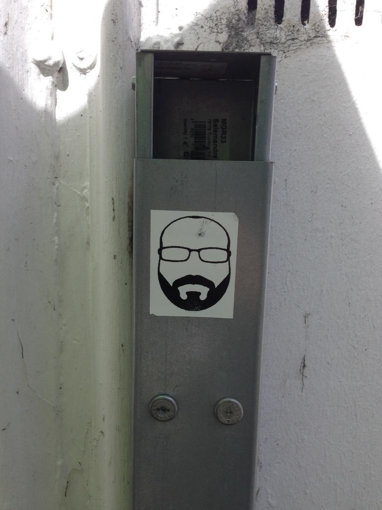 <a href="/cultofG/">Graeme Williams</a> check this sticker I found posted around Chester yesterday...