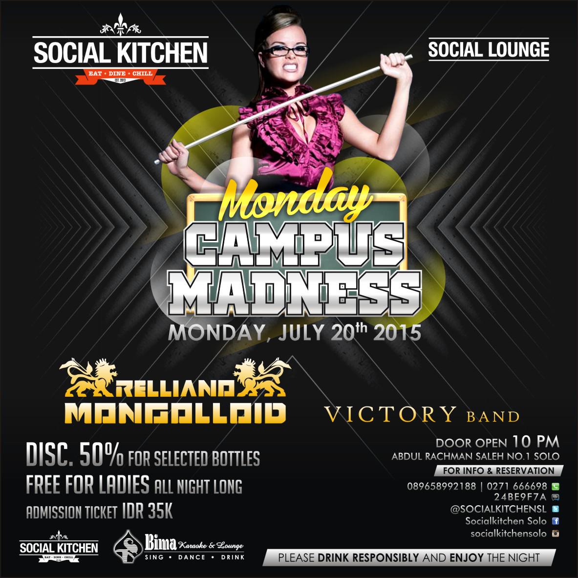 PDJS_Solo's tweet image. Tonight ! Campus Madness @SOCIALKITCHENSL with Dj Relliano Mongoloid. Support by Pull Dj School &amp;amp; @fadeoutdeejay