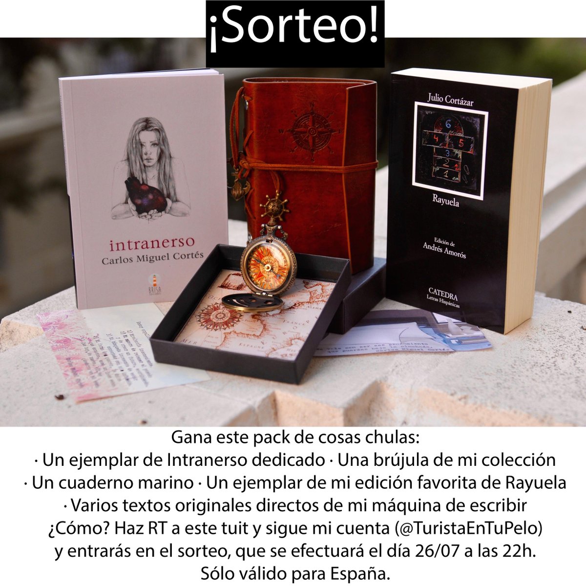 ¡SORTEO! Haz RT a este tuit, sígueme, y gana este pack de cosas chulas. =D