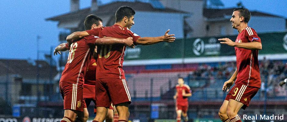 Borja Mayoral y Marco Asensio, campeones del Europeo Sub-19 con España bit.ly/1MBY9Z4 #HalaMadrid