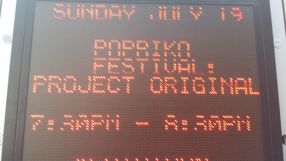 PaprikaFestival's tweet photo. Tonight! #projectoriginal #EpicIsOn http://t.co/mzCpvTjAAM