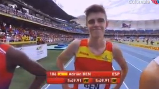 Resultado de imagen de FOTO adrian ben atletismo