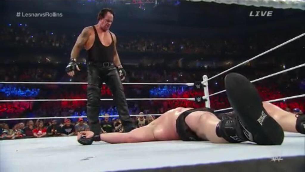 ObserverWwe's tweet image. The undertaker is back!!!