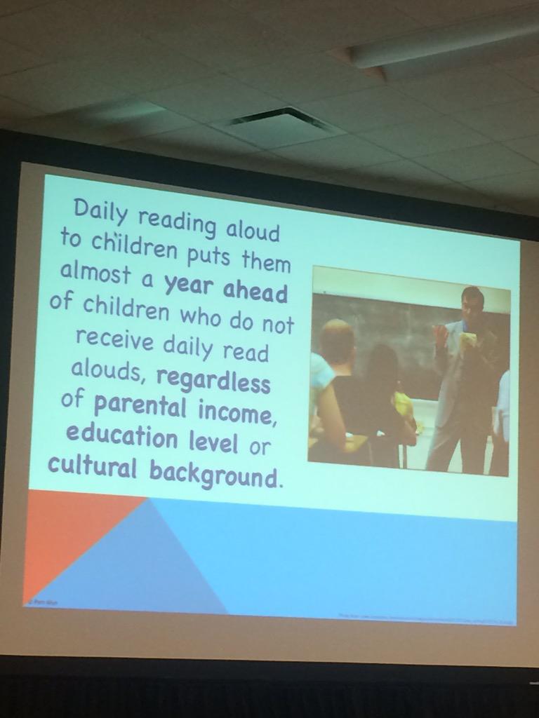bookblogmomma's tweet photo. Reflecting on my day at #ILA15. This slide from @pamallyn is pressing on my mind. #powerful http://t.co/YZcwfr1Aq2