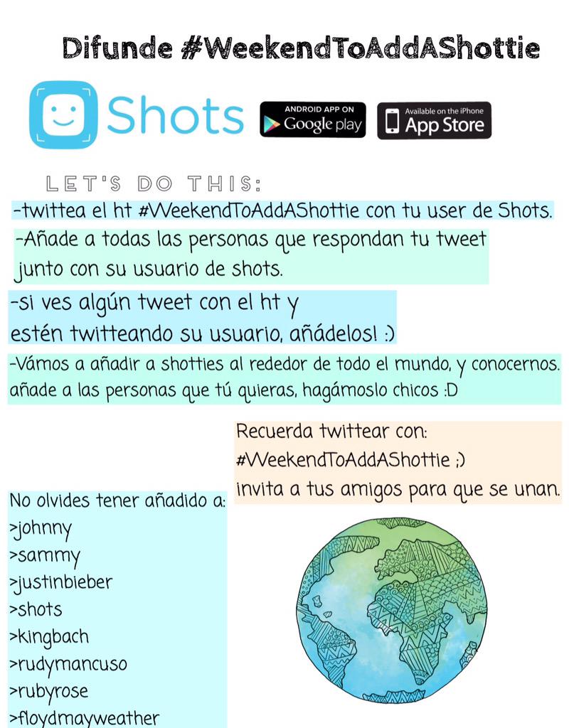 bieberholyworld's tweet photo. @ShotsArmy what about #WeekendToAddAShottie join us😏😏 do u like the idea? http://t.co/cVzcTSM9bt