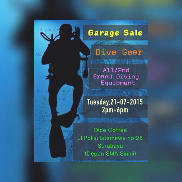 ArissTJ's tweet photo. @eventsurabaya ijin RT Min Garage Sale Dive Gear Equipment,Selasa 21-07-2015 at Olde Coffee Jl.polisi istimewa no 80 http://t.co/xU4f59alKR