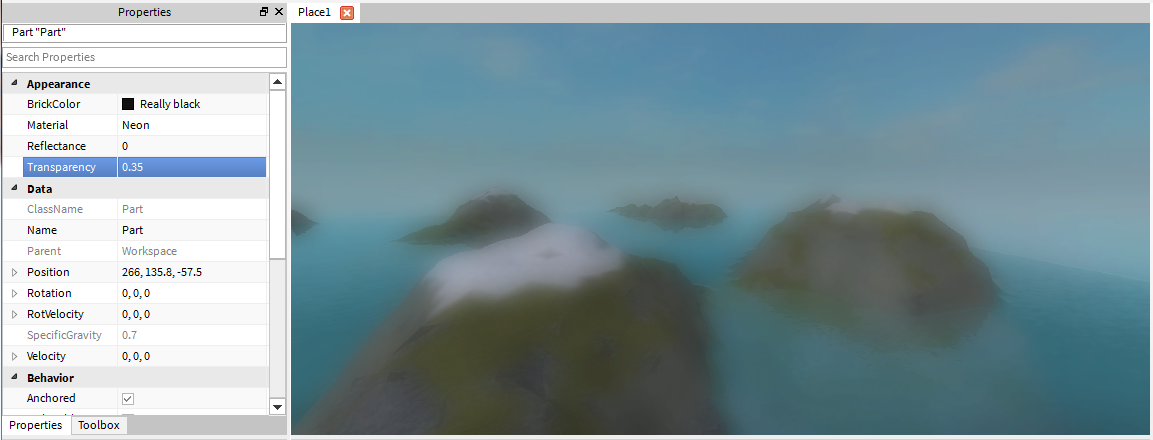 Roblox Dev Tips On Twitter Create Blur Effect By Placing Semitransparent Part With Neon Material In Front Of Camera Via Https T Co Geahq1b1cs Http T Co Okyzemyujq - roblox blur effect