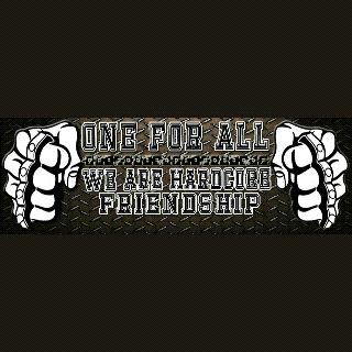 H-5 One For All we are hardcore friendship