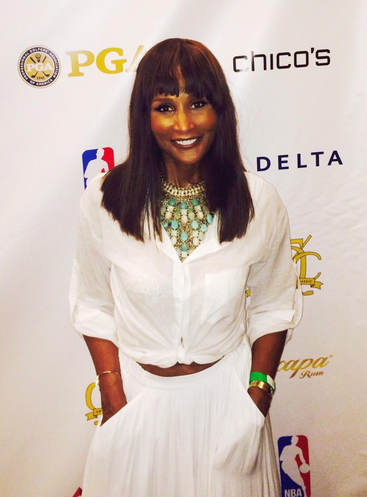 Chicos's tweet photo. @BeverlyJohnson1 in one of her favorite Chico's collectibles necklaces tonight at the #otgclassic dinner http://t.co/Y4Oyg54kNe