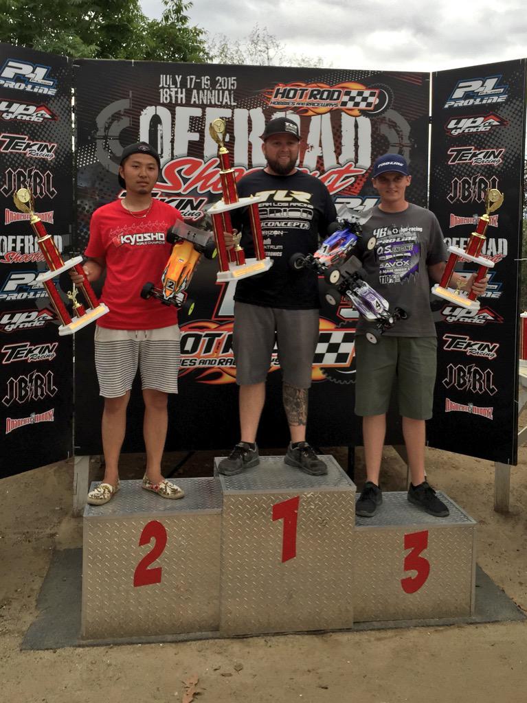 OfficialHBHPI's tweet photo. #HBHPIRacing #TyTessmann takes the 3rd spot podium in 4wd Buggy @ #HotRodHobbies http://t.co/nc21eDjY1r