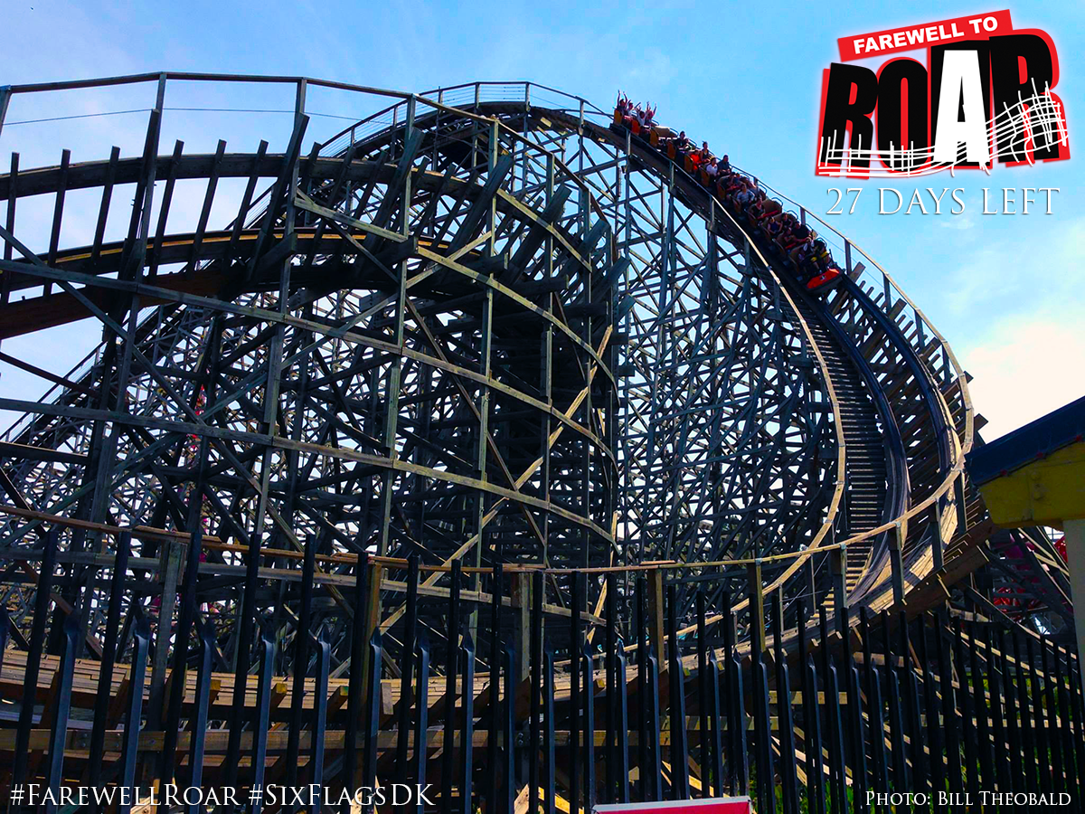 ACENorCal's tweet photo. Only 27 days left to ride #ROAR @sixflagsDK! β11 million riders since 1999. #RideWithACE #FarewellRoar #SixFlagsDK http://t.co/F9o22FNf0X