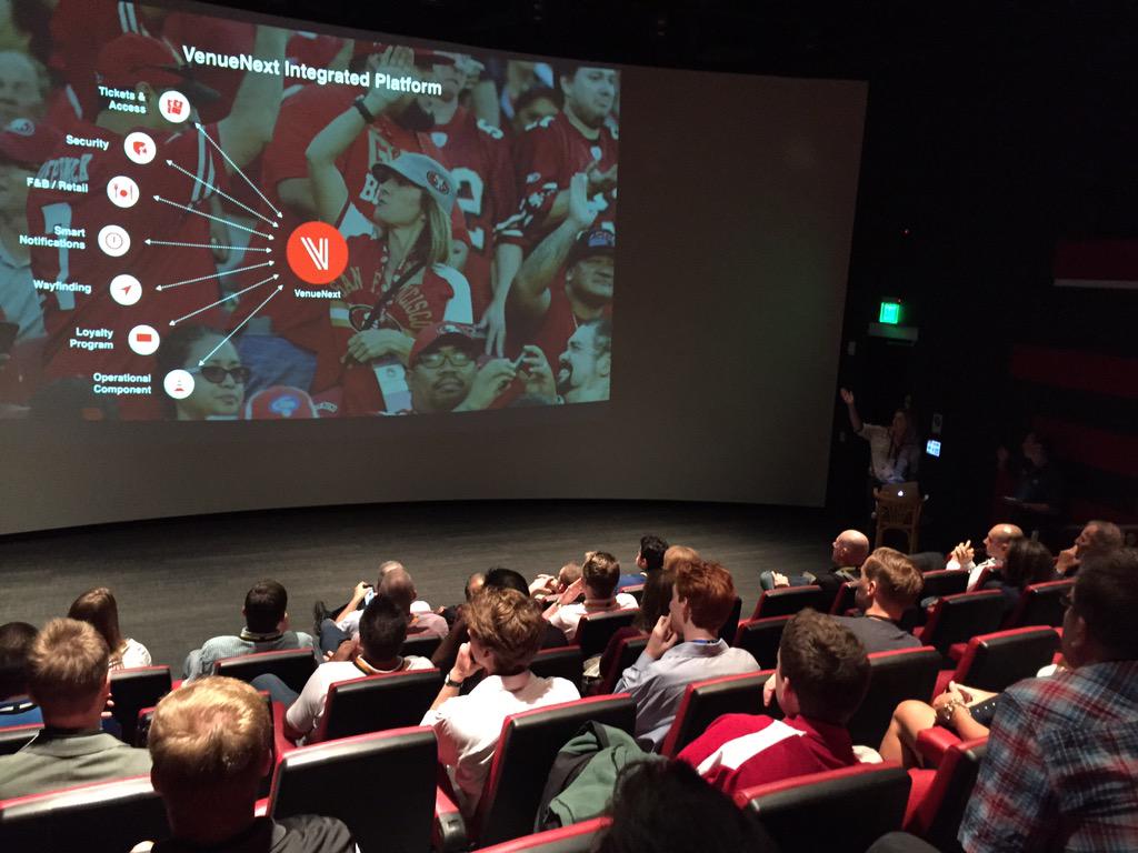 GoWithBrentwood's tweet photo. Going to school with @49ers on how they market to their fans and #Engage | #SEAT2015 | @SEATconference http://t.co/zZrFUCDTpk