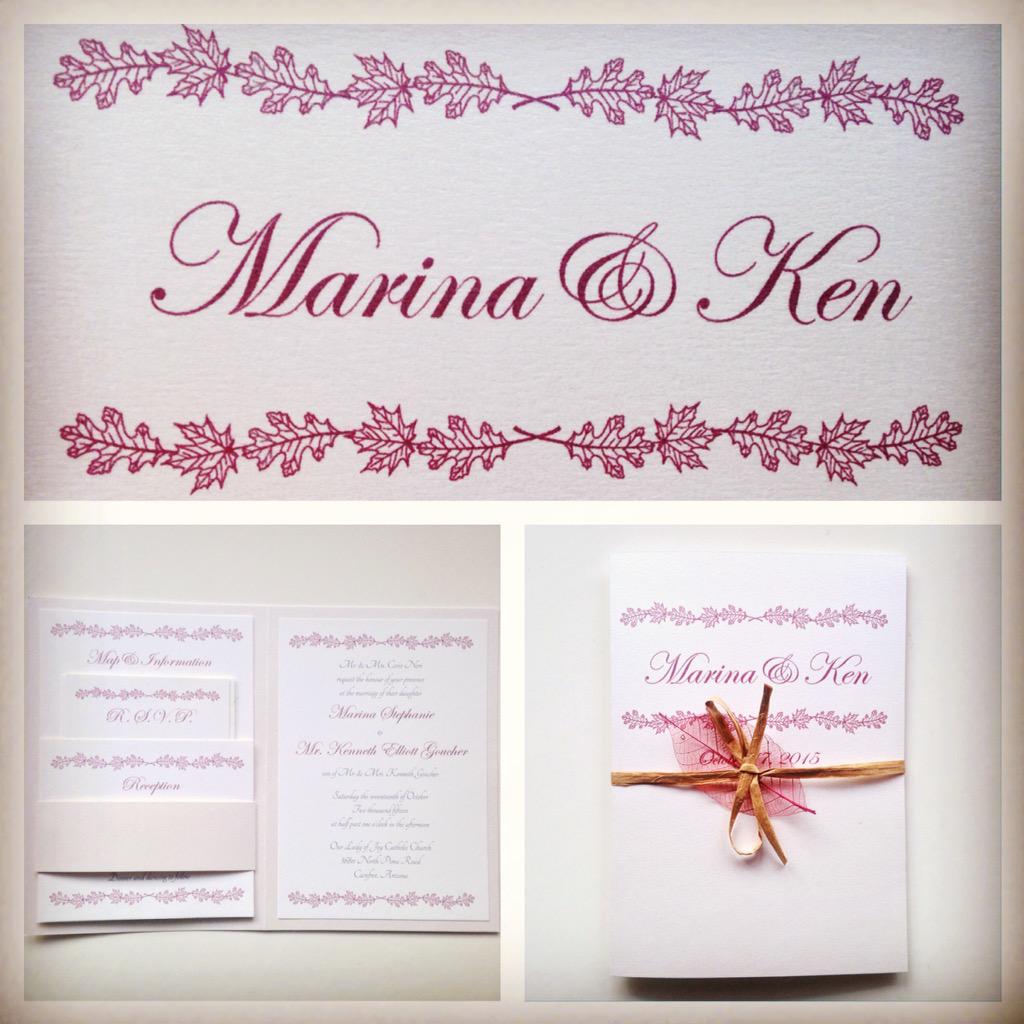 Swiss_Robin's tweet photo. Happy to finally be done with these gorgeous #autumn #weddinginvitation for a #bridetobe http://t.co/KQGjm4Lcs8