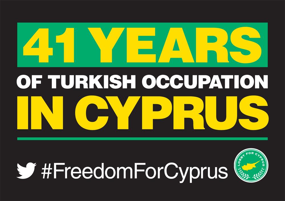 LobbyforCyprus's tweet photo. 41 years of Turkish occupation, ethnic cleansing &amp; colonisation in #cyprus #TurkishTroopsOut #FreedomForCyprus http://t.co/mcm5L4NFpC