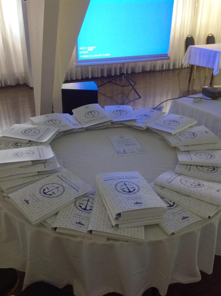 ELSA__Greece's tweet photo. Our International Summer School on Maritime Law &amp; Mediation has officially begun! http://t.co/0kshJOl2hl