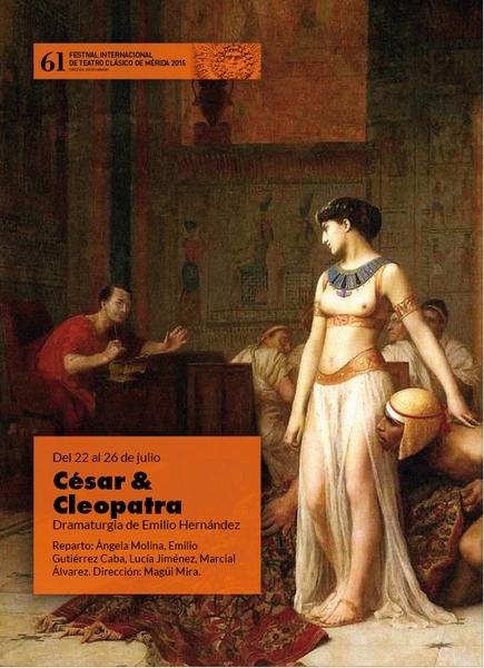 Turiex's tweet photo. #Sorteo de dos entradas para ver #CesarYCleopatra el Domingo en el @Festival_Merida entre nuestros seguidores con RT. http://t.co/SWKoUUFu0v