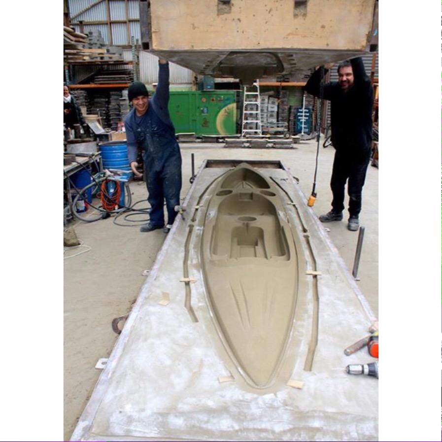 Mould making fun for the Bretts today 
#foundry #foundrylife