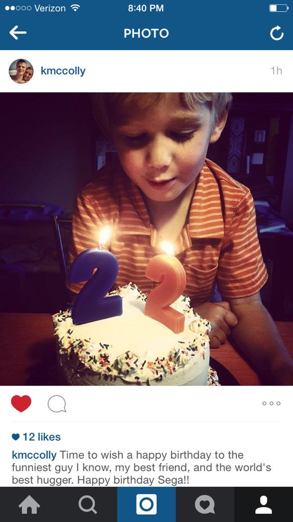 Happy Birthday to my little man who just turned 4 today!