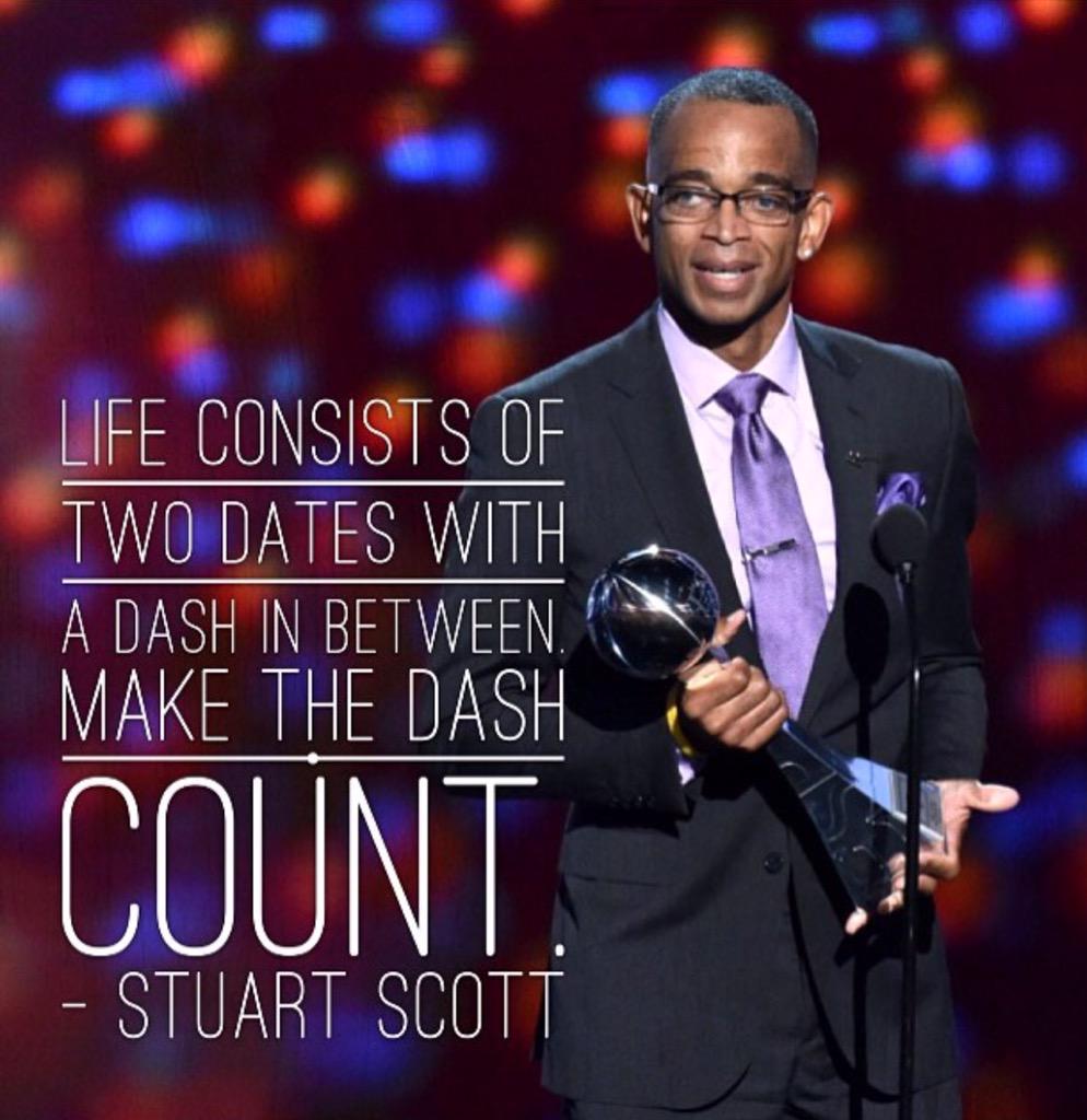 Happy birthday Stuart Scott  