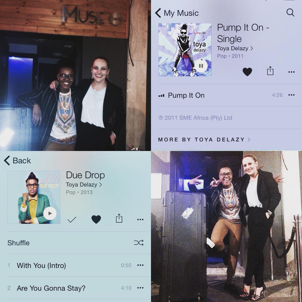 TaraSirrell's tweet photo. @ToyaDelazy Cant wait to have you back! @MuseSoho #yeahhellyeah #musesoho #frithstreetsass #SouthAfrica #girlcrush http://t.co/7vCY7zVrnm