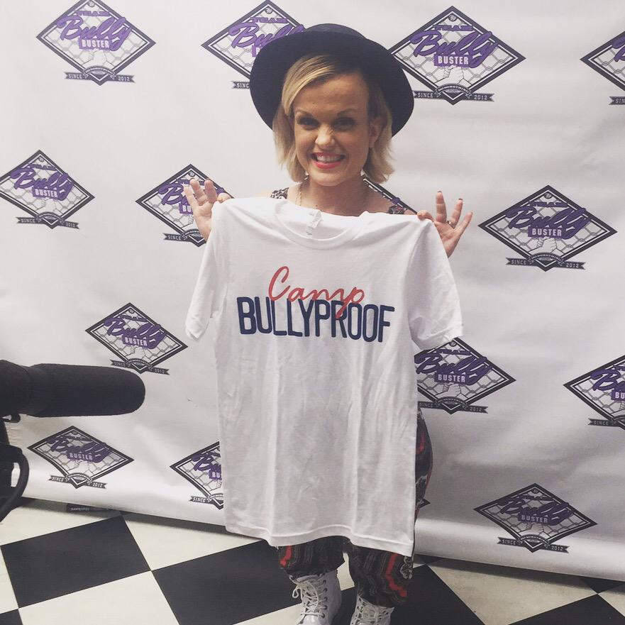TerraJole's tweet photo. ❤️ We loved speaking at Camp Bullyproof today with @1lilboss7 and @hathikimpr ! ❤️ #campbullyproof #bullybuster http://t.co/BdgjivXIYr